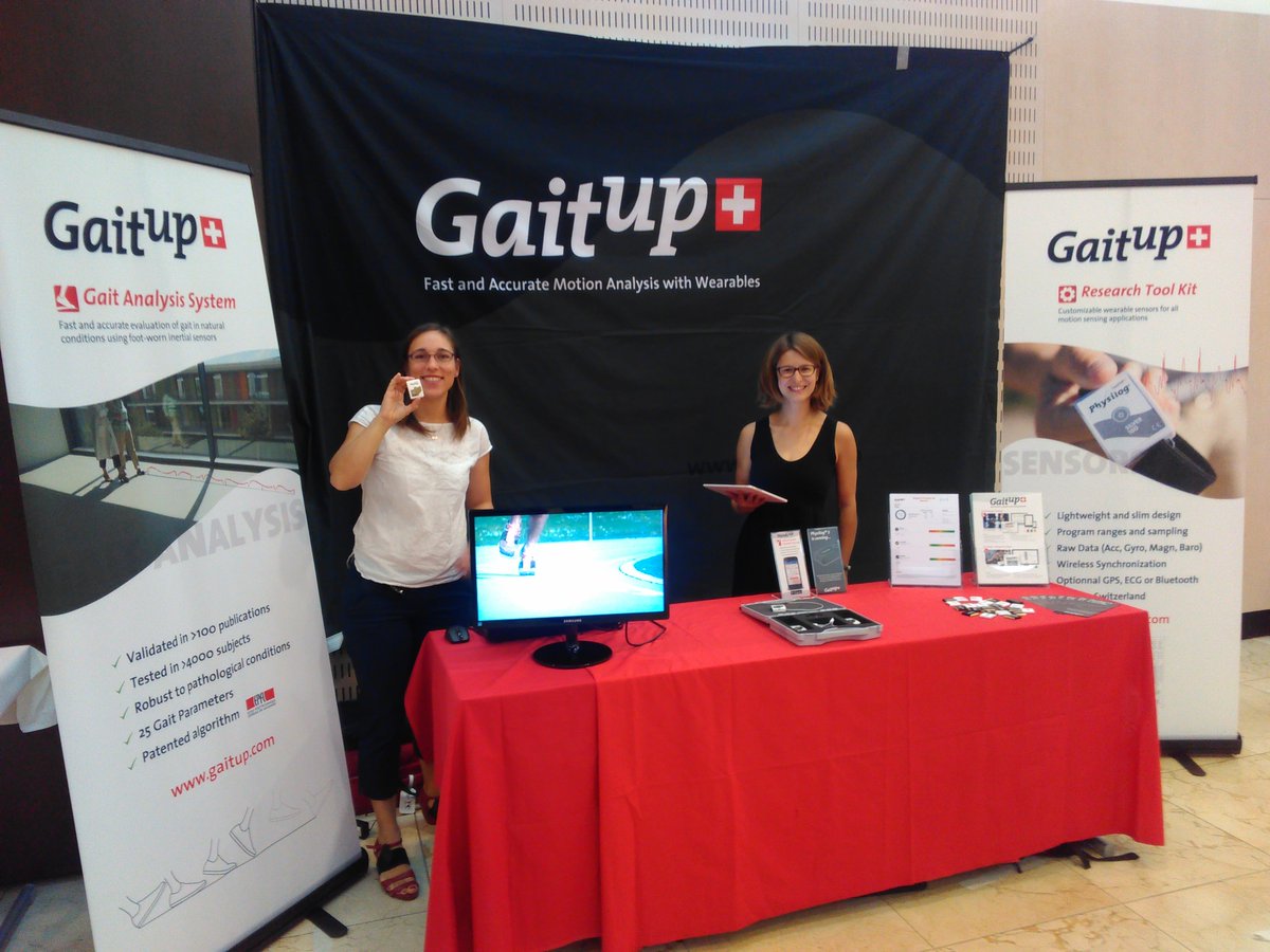 GaitUp's tweet photo. Happy to welcome you at our boot set up in #ESMAC2016 congress, be the first to have a look at #Physilog5 https://t.co/wYGQK3NYHv