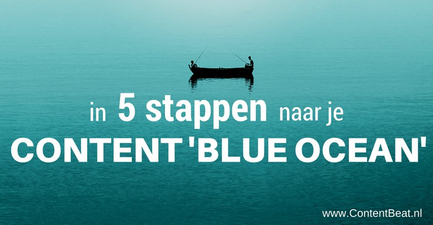 Hoe maak je vandaag de dag jouw content onderscheidend? In 5 Stappen Naar Je Content Blue Ocean #contentmarketing  bit.ly/2cEhilq
