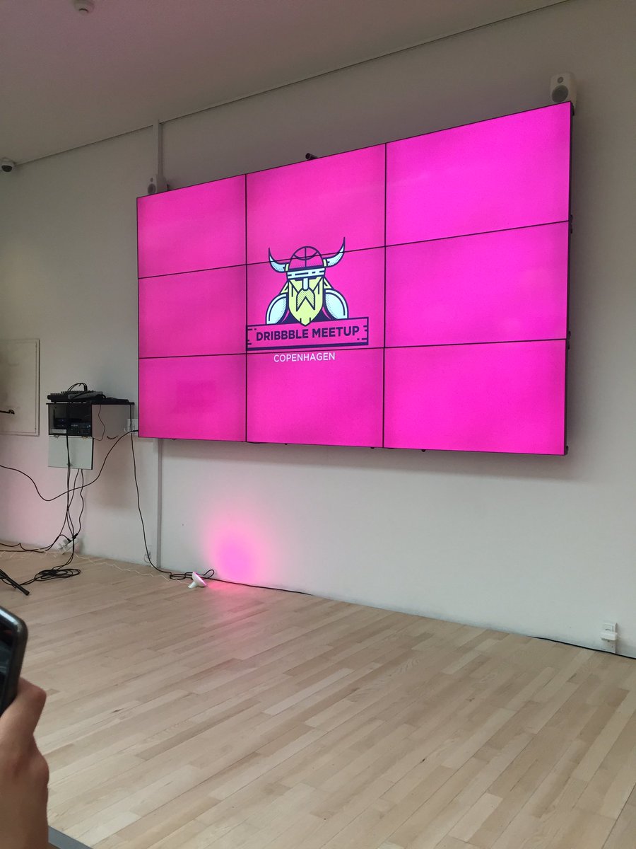 Dribbble meetup Copenhagen💪🏻🤘🏻