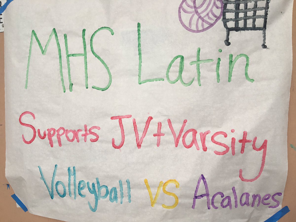 MiramonteHS's tweet photo. Latin always supports MHS athletics! @MagisterDavis1 @mhsjcl https://t.co/MJJgIqjc1o