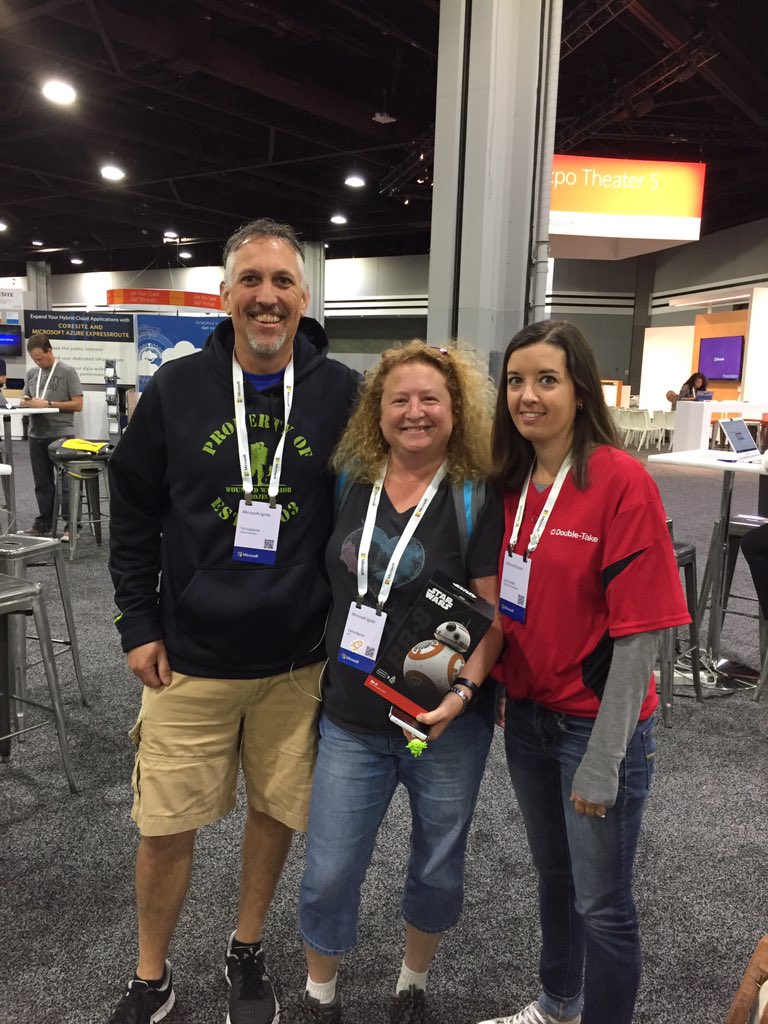Gbl_Partner_Mkt's tweet photo. Our final #winner in our @VSI_DoubleTake #DoubleTakeIT BB-8 giveaway..  thank you @TheKrewe for a great #MSIgnite https://t.co/VfqoYjETmO
