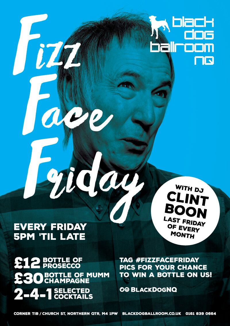 mcrconfidential's tweet photo. Dancing shoes at the ready, @therealboon is back @BlackDogNQ for #FizzFaceFriday #BringOnTheWeekend 🎉 https://t.co/yftMZSdO2I