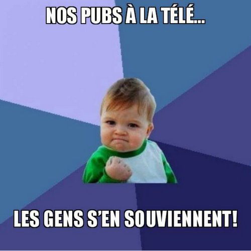 ElectionsCan_F's tweet photo. La publicité, ça marche! Les électeurs se souvenaient mieux de nos pubs télé de l’#ef42 que de celles d’auparavant. https://t.co/VeU5xJI0Bi