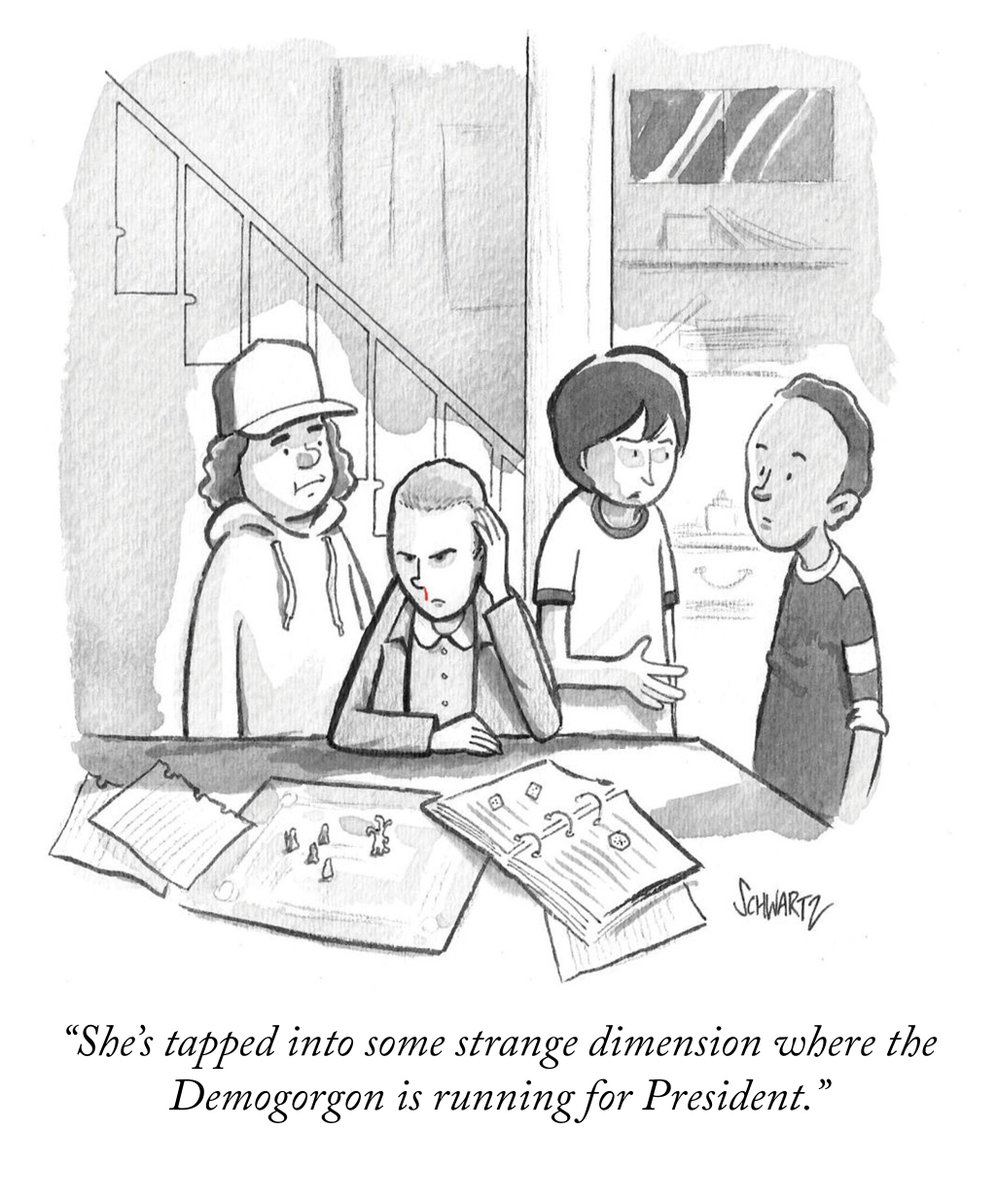 NewYorker's tweet photo. Today's morning cartoon by @BentSchwartz. See more cartoons with our randomizer: https://t.co/aFfMIika5n https://t.co/jf93fa83y6
