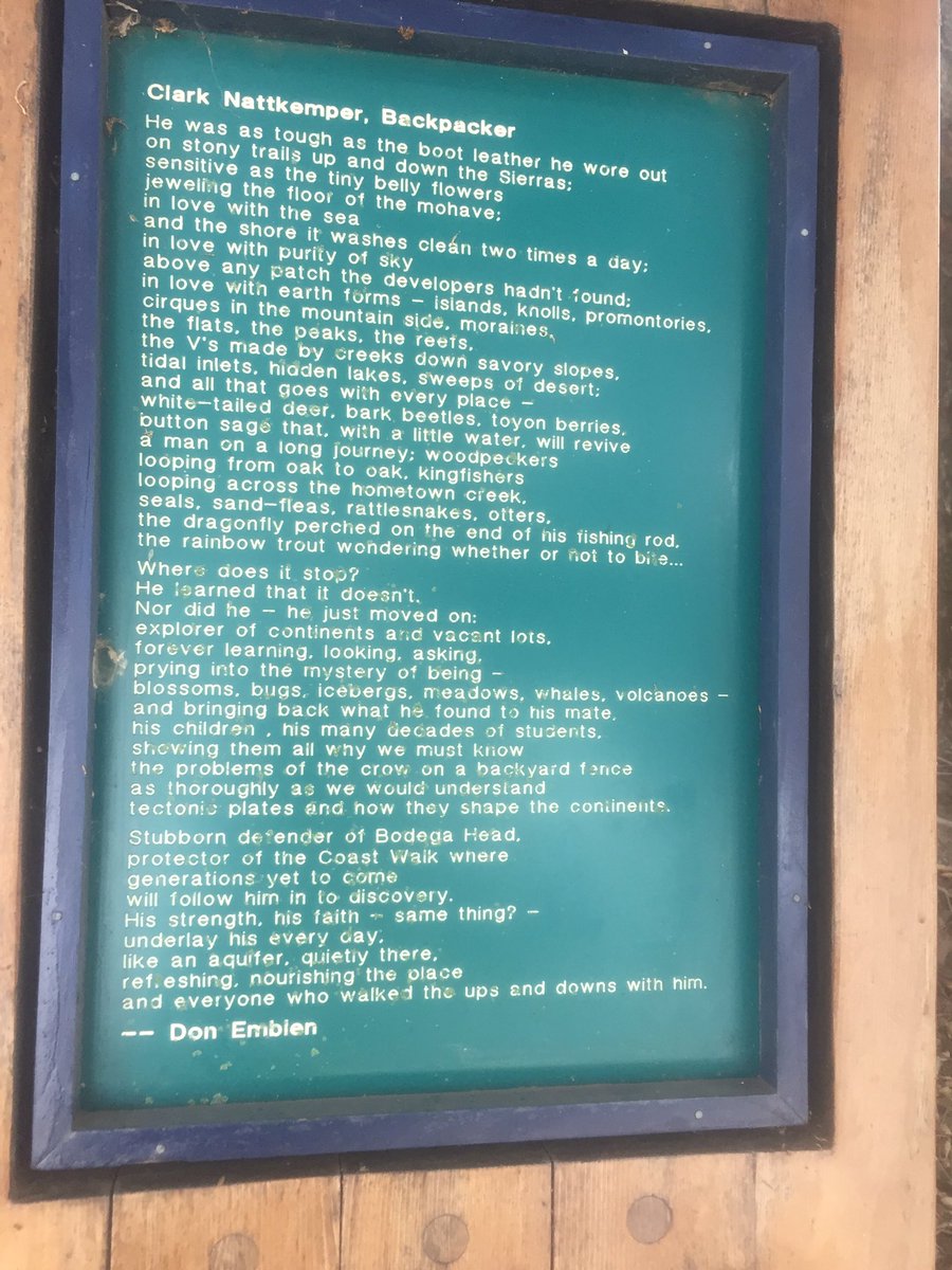 You will be running #sonomaULTRA and may not have time to read this thoughtful memorial. So we did for you! <a href="/HealdsburgRun/">Healdsburg Running</a> <a href="/AltraRunning/">Altra Running</a>