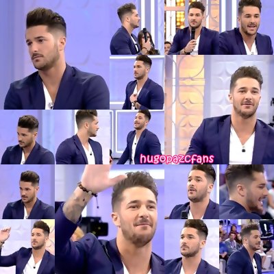 Collage de mi <a href="/HugoPaz45/">Hugo Paz⚡️</a> en el programa de hoy ♡
