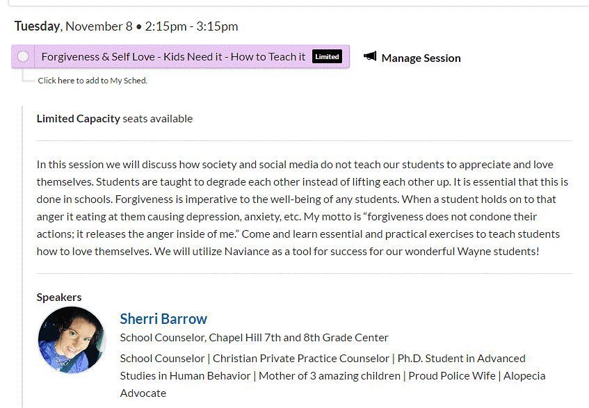 My 3rd session has been opened for WayneLearns on Nov 8. 2:45pm #Humbled #ForgivenessIsKey… ift.tt/2d8KWO0