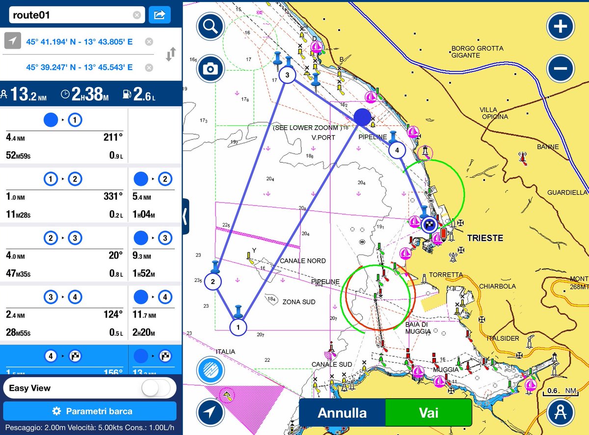 Navionics Italia (@navionicsit) on Twitter photo Ecco la rotta della #Barcolana48. Da domani prezzi speciali per le app <a href="/NavionicsIT/">Navionics Italia</a> Trovate il campo di regata sulle nostre carte. Ecco la rotta della #Barcolana48. Da domani prezzi speciali per le app <a href="/NavionicsIT/">Navionics Italia</a> Trovate il campo di regata sulle nostre carte.
