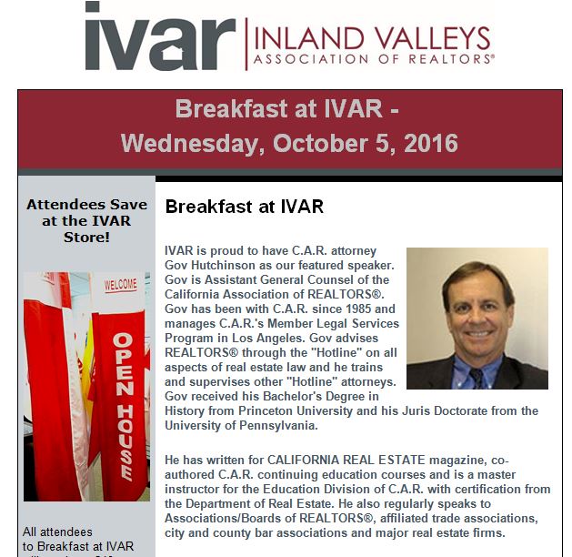 IVAOR's tweet photo. Join Us for Breakfast at IVAR  https://t.co/uaULM3RkKp https://t.co/wdT6Mmgh5x