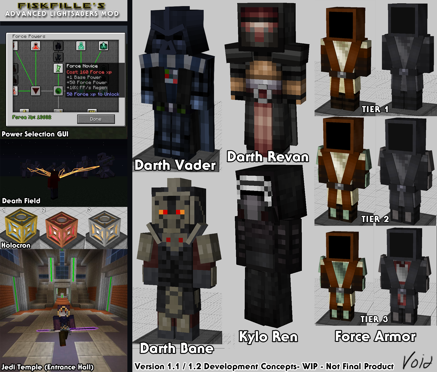 Advanced Lightsabers Over 67 Trillion Unique Combinations Minecraft Mods Mapping And Modding Java Edition Minecraft Forum Minecraft Forum