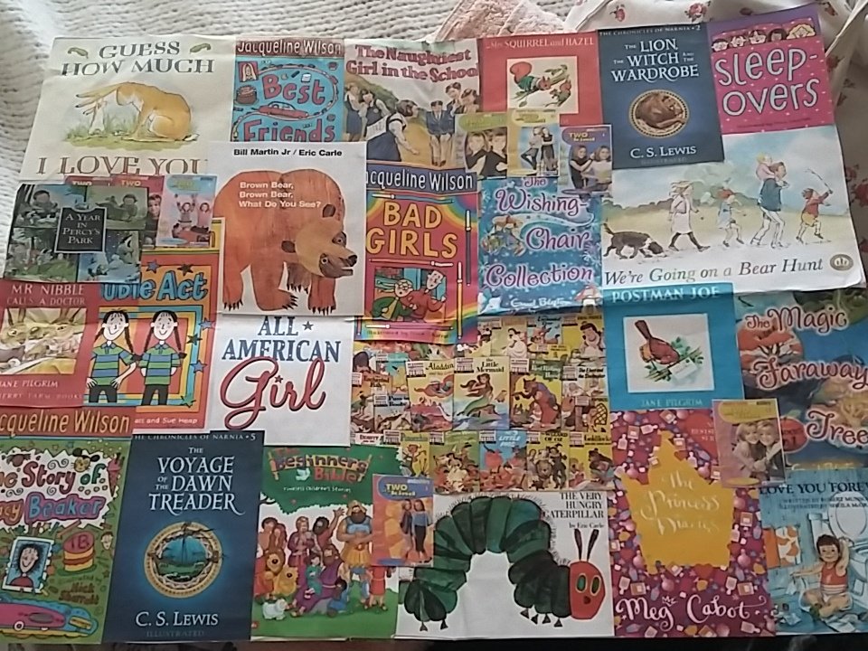 beckyrollsysj's tweet photo. 'Reading through the years' collage #somuchjacquelinewilson #ysjprimed https://t.co/BEqsnf2LTn