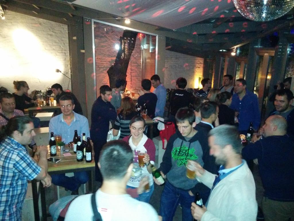 ivan_stefanov's tweet image. The first #javabeer event by @bgjug is kicking off