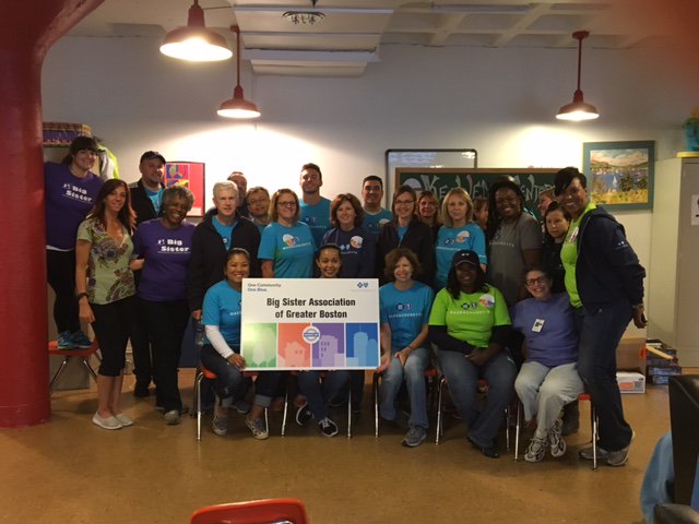 BHA_CCECR's tweet photo. Big Sister Association and @BCBSMA worked to re-paint parts BHA's Charlestown Development #serviceday16 https://t.co/sz7feJMogq