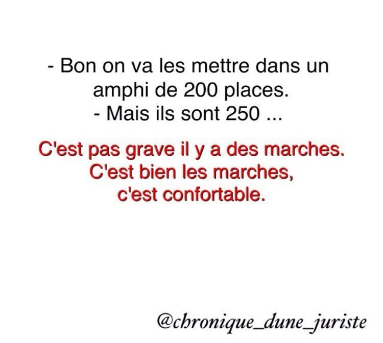 CDJuriste's tweet photo. Le principe étant : La sélection naturelle devrait libérer des places ✌🏽️ #BordelDeDroit #Bdd #CDJ #droit #law #studentlife #student #hard https://t.co/6gJi4CsgWE