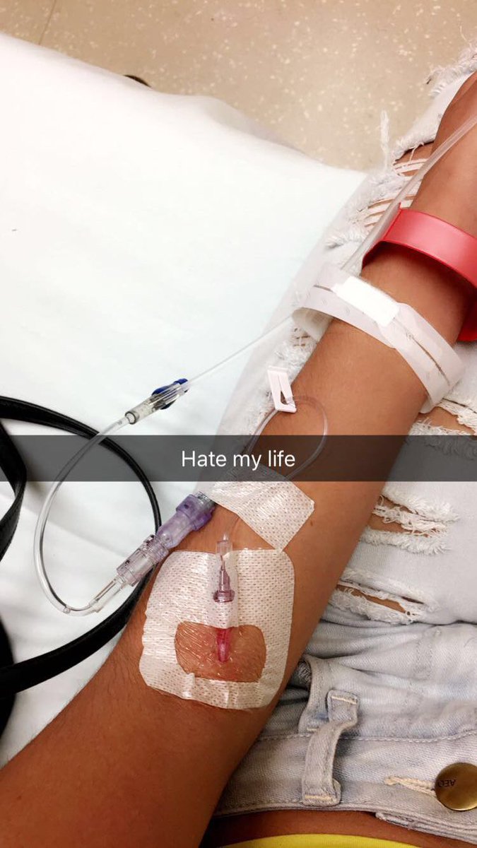 I was hospitalized all night 🖕🏼