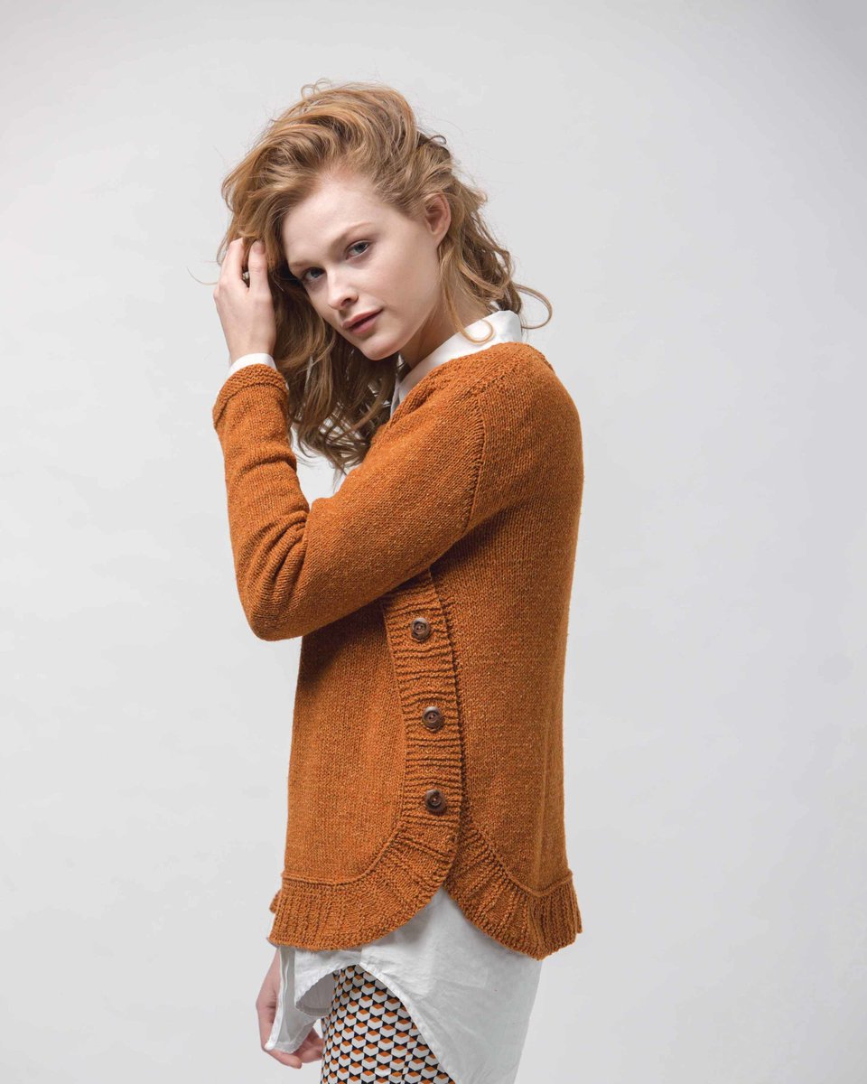 knittingvortex's tweet image. Buttonside from #KnittingShortRows uses German short rows to shape the shoulders, curved hems, and sleeve caps. buff.ly/2dGFbsH