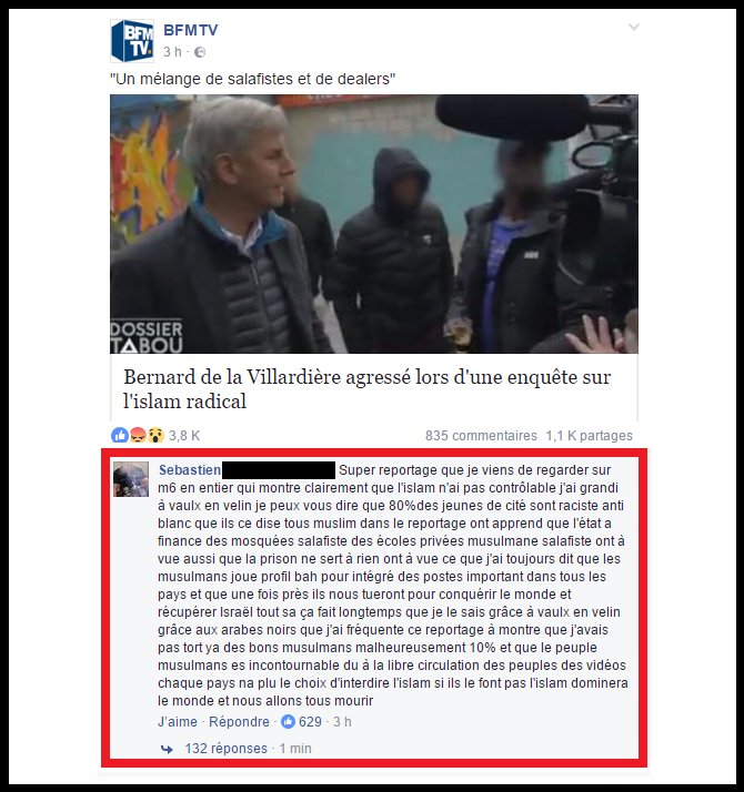 Islamisme – M6 : Dossier tabou sur l’islam, ou la France abandonnée par nos gouvernants ! Bernard de la Villardière menacé de mort après son émission ! CtiXpGqWAAAUtSz