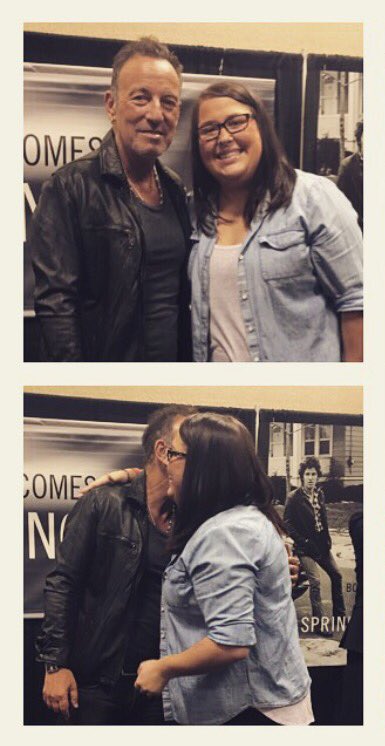 SamNag's tweet photo. Thrilled to have met the original boss of NJ @springsteen ! You have fulfilled my dream in so many ways #BornToRun #brucespringsteen https://t.co/qY58e6228J