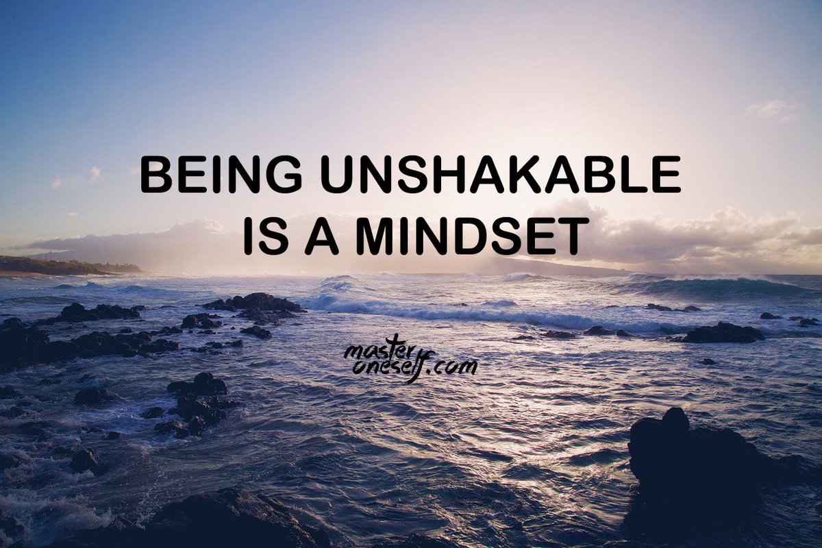 Being unshakable is a mindset.
masteroneself.com/belief