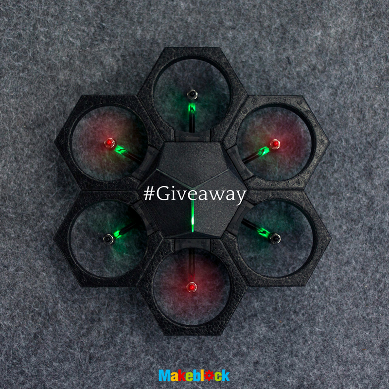 xToolEducation's tweet photo. 8 days left to win #Makeblock Family pack! #giveaway #Airblock #Codeybot https://t.co/g7Kf5WR1nP