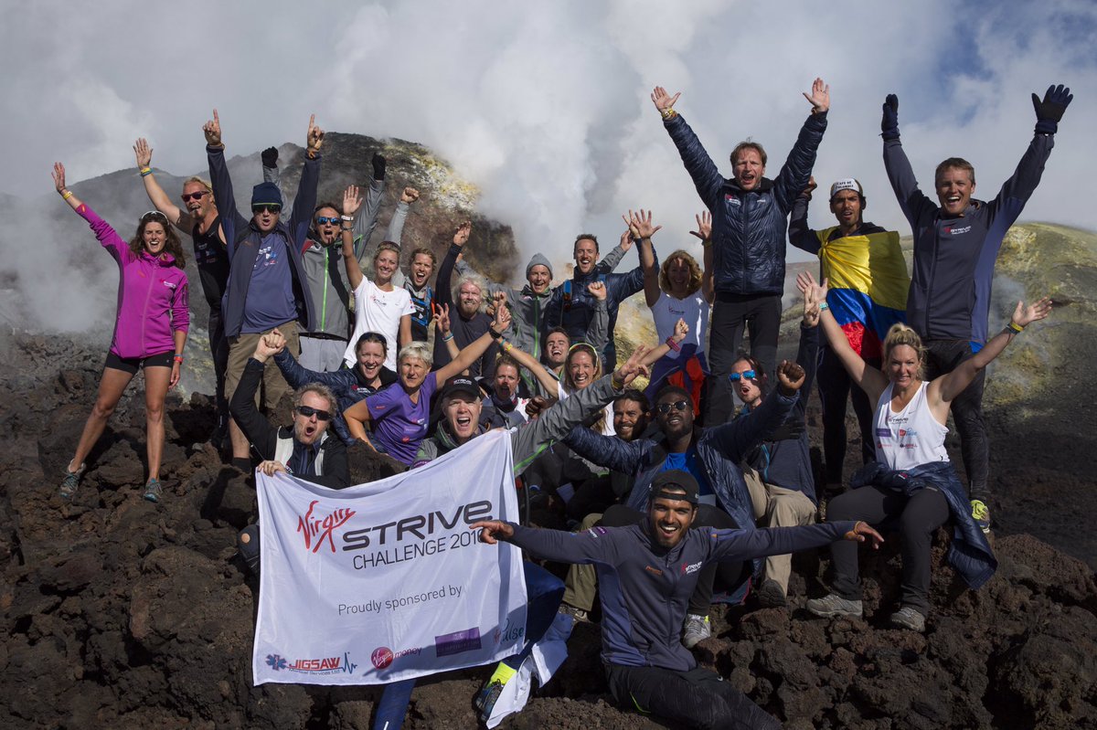 That's a wrap! The team have successfully summited #MtEtna and completed the challenge!  #WeSTRIVE for <a href="/bigchange_/">Big Change</a>