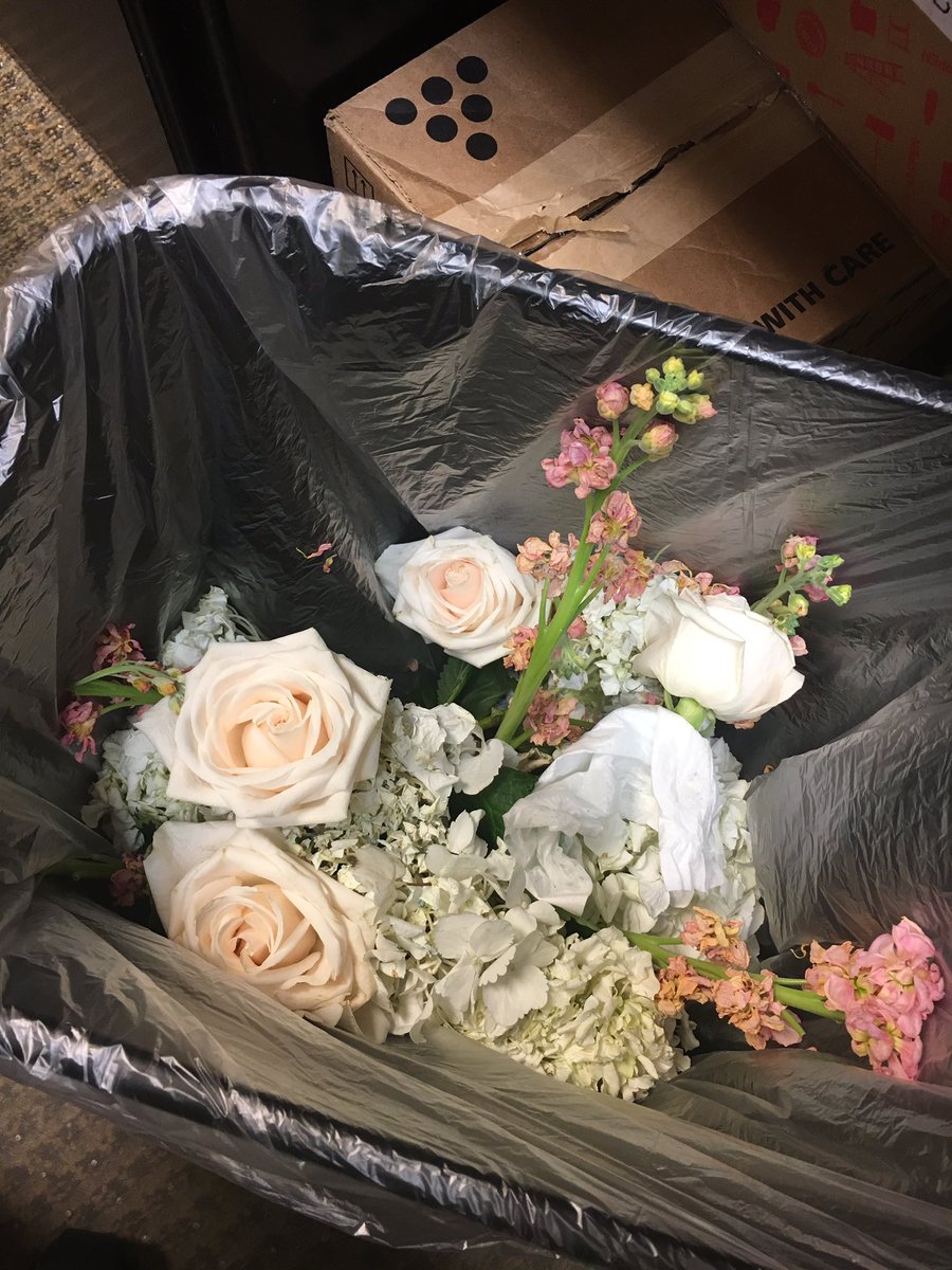 conferhumanity's tweet photo. I like many things. Flowers in the trash is not one of them. 🌷💀 https://t.co/7ZLdhIMOIE