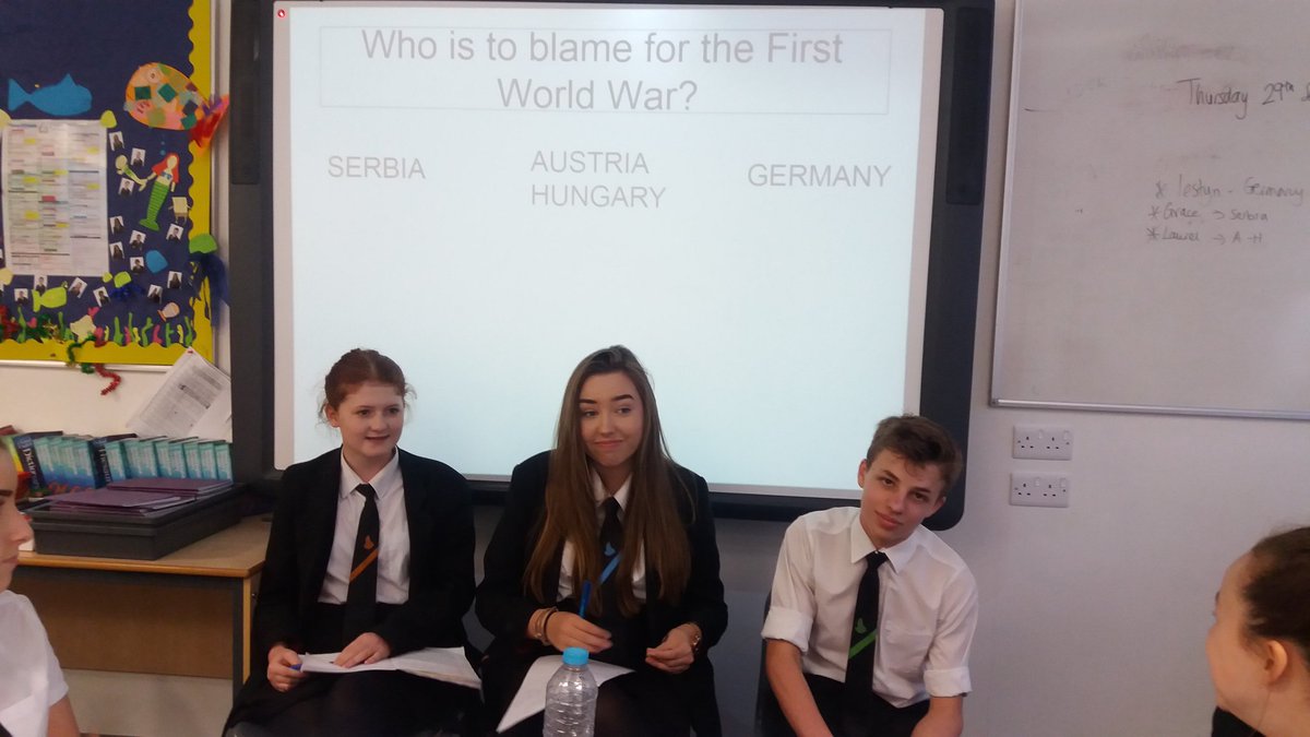MrsGodden's tweet photo. @PGSALC Excellent hist debate skills shown 2day, esp from students in the 'hotseats' Grace, Laurel and Iestyn. #9CC https://t.co/7k863rA9dX