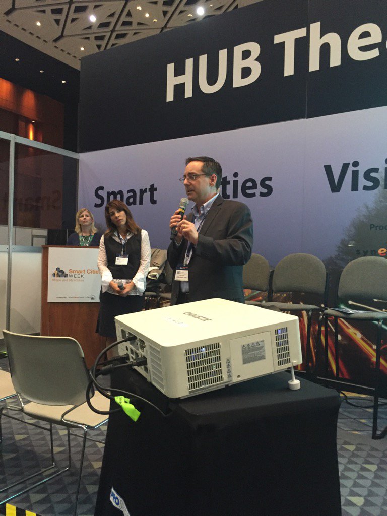 Paul Stith explains how battery storage works for distributed EV transportation networks <a href="/BVSII/">Black & Veatch SII</a> #smartcitiesweek
