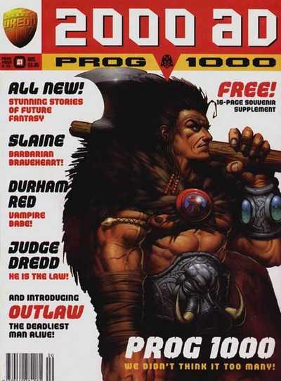 Wolverinesclaws's tweet image. Prog 1000 was my introduction to @2000AD, picked up #Prog2000 yesterday.