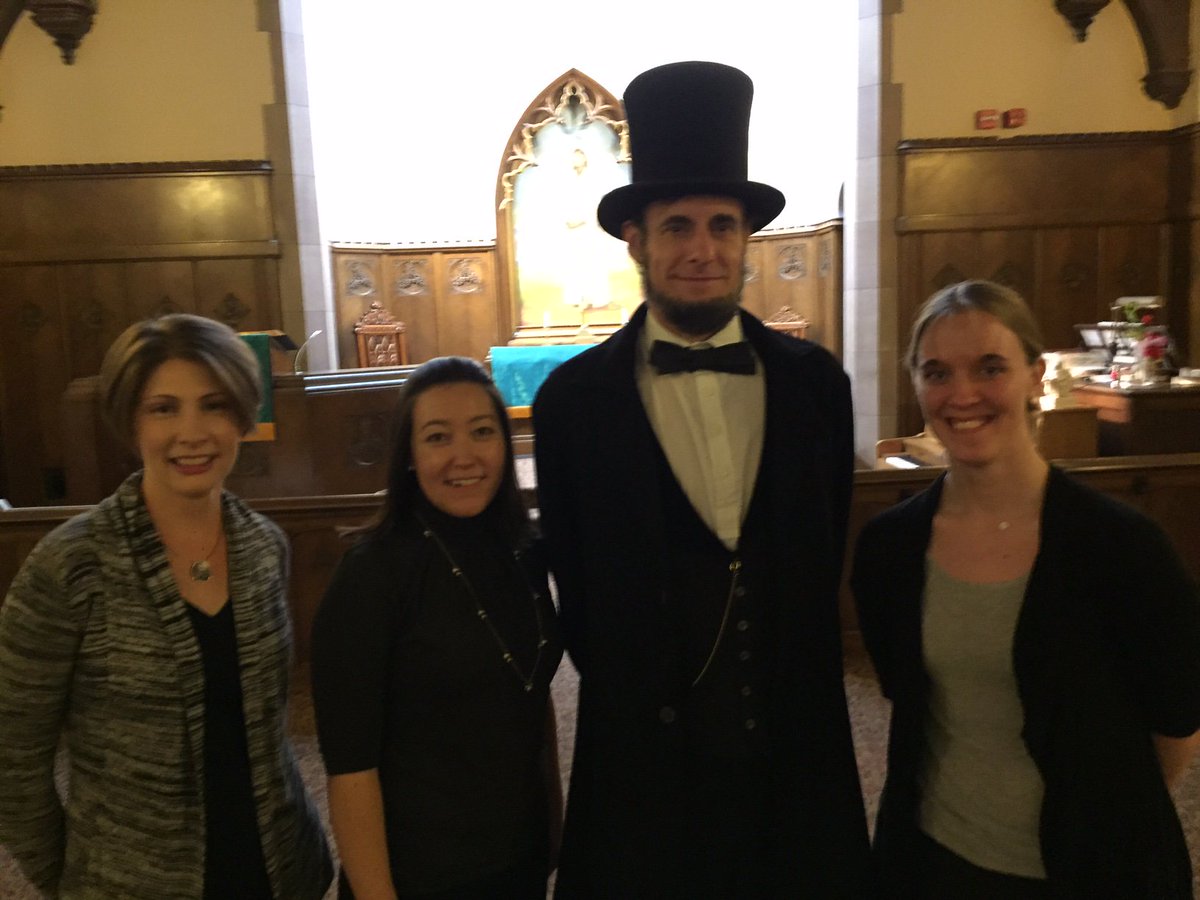 Tempest_Winds's tweet photo. Yesterday we had the honor of playing for #AbeLincoln, which reminds us--make sure you're registered to #vote this November! https://t.co/q1W8nfoOhD