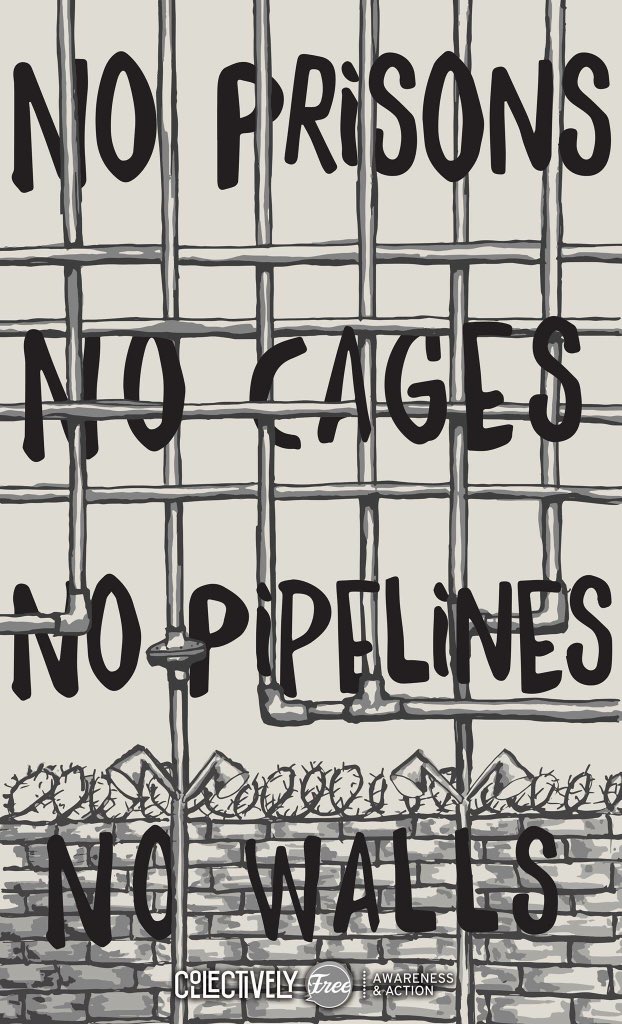 collective_free's tweet photo. #AbolishPrisons #EmptyAllCages #NoDAPL #EmptyAllCages #HumanRights #AnimalRights https://t.co/yrHyr802h2