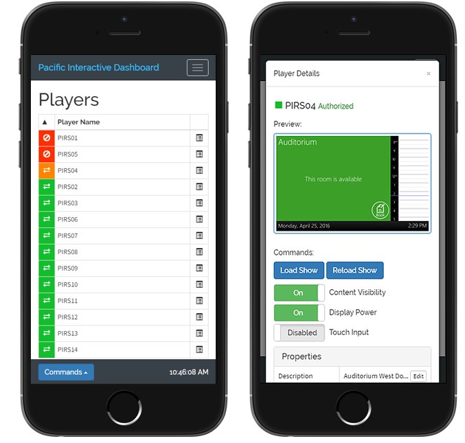 pacintinc's tweet image. On the go? Manage your #roomscheduling &amp;amp; #digitalsignage installation with PI&apos;s web-based Dashboard. Smartphone, tablet, desktop ready!