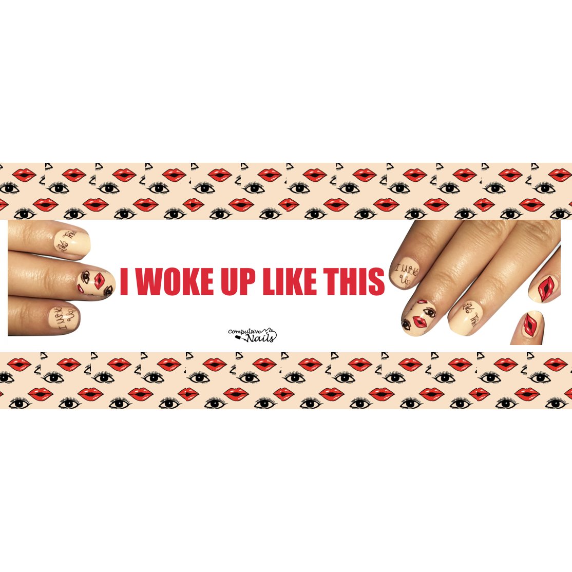 CompulsiveNails's tweet image. NEW IN  - Be #sexy up to your #fingernails...
Discover our new #nailart design "I WOKE UP LIKE THIS” 💋