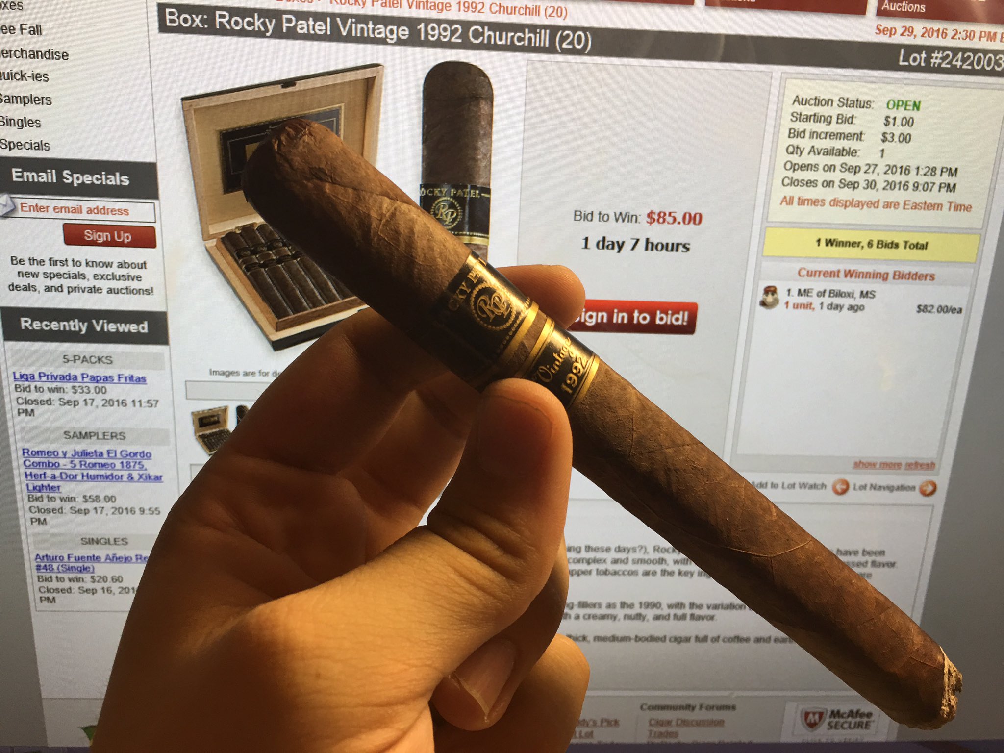 CigarBid (Cigar_Bid) / Twitter