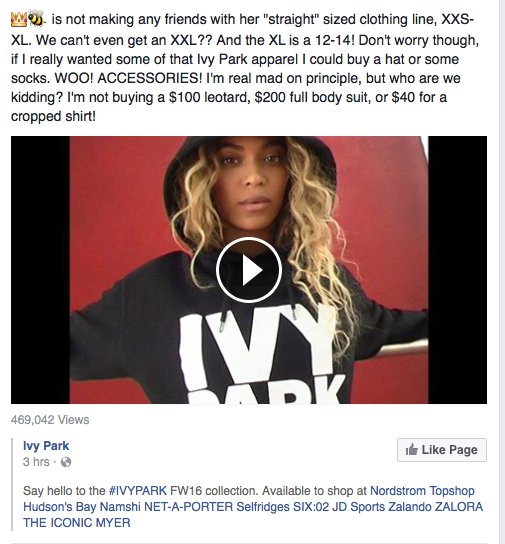 skkage's tweet photo. #beyonce #ivypark #plussizefashion #bodpos https://t.co/Er1ycrxNED