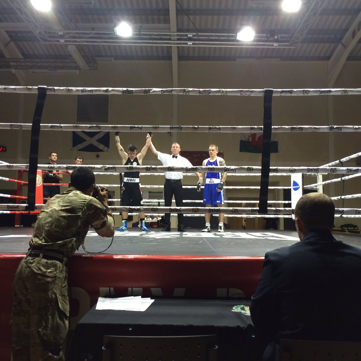 armyboxingteam's tweet photo. Armed forces 64kg champion @crawford8475 https://t.co/0UWONvdPKq