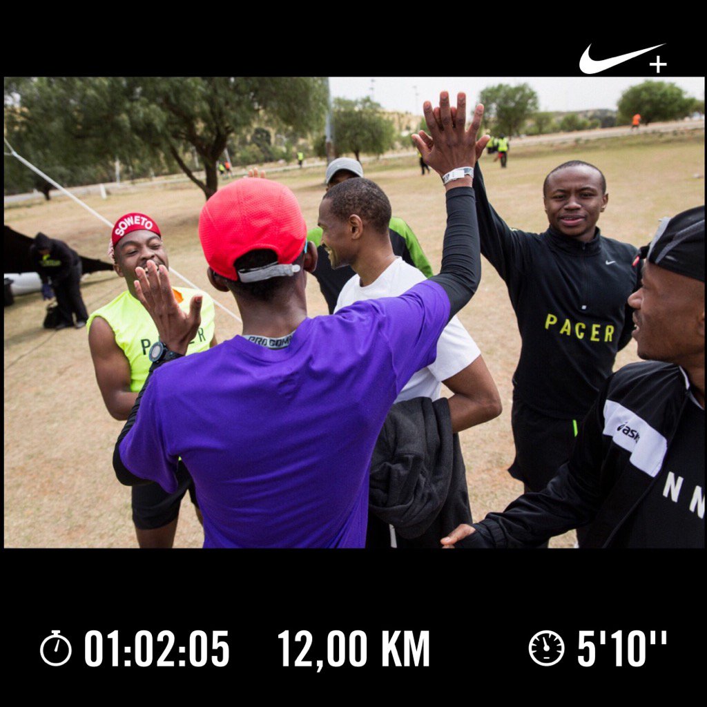 Majosta's tweet photo. 12k volt made easy...#JustDoIt #BraamfieRunners #NRC #runtoinspire #RunTrainLive #NRCJHB #NRCJoburg #WeRunJoburg https://t.co/kIjJmthH1V
