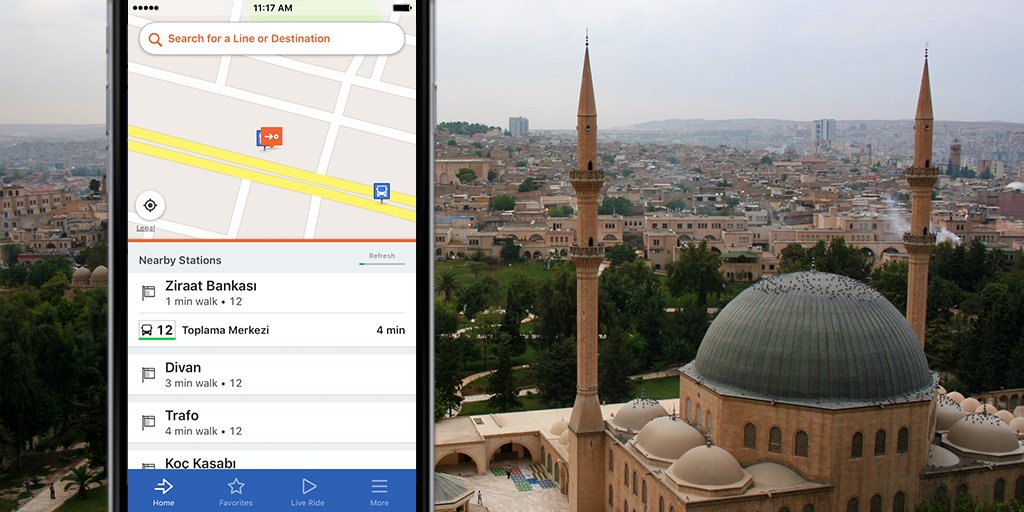 Moovit (@moovit) on Twitter photo #Şanlıurf, or #Urfa as locals call it in #Turkey, has just launched with help from the @MoovitCommunity. #Havas <a href="/turkeytourism/">Turkey Tourism</a> #transit #Şanlıurf, or #Urfa as locals call it in #Turkey, has just launched with help from the @MoovitCommunity. #Havas <a href="/turkeytourism/">Turkey Tourism</a> #transit