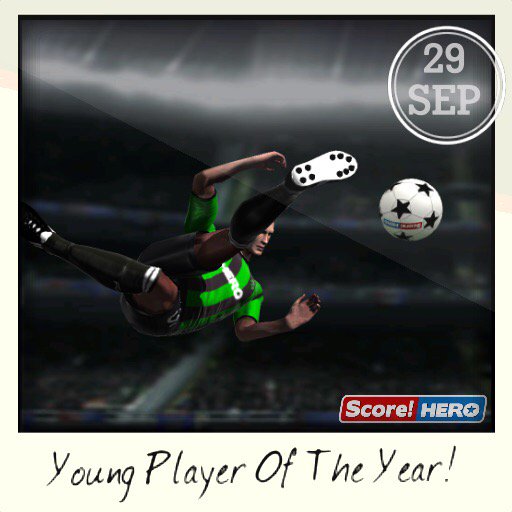 mijlachO's tweet photo. Young Player Of The Year! #scorehero https://t.co/PhxaM5lUwz https://t.co/VSh8w7g1SB