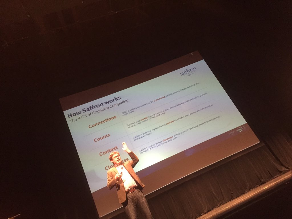 ayirpelle's tweet photo. more @saffrontech goodness @andyhickl @intel #AISummit https://t.co/GqWxe4pF27