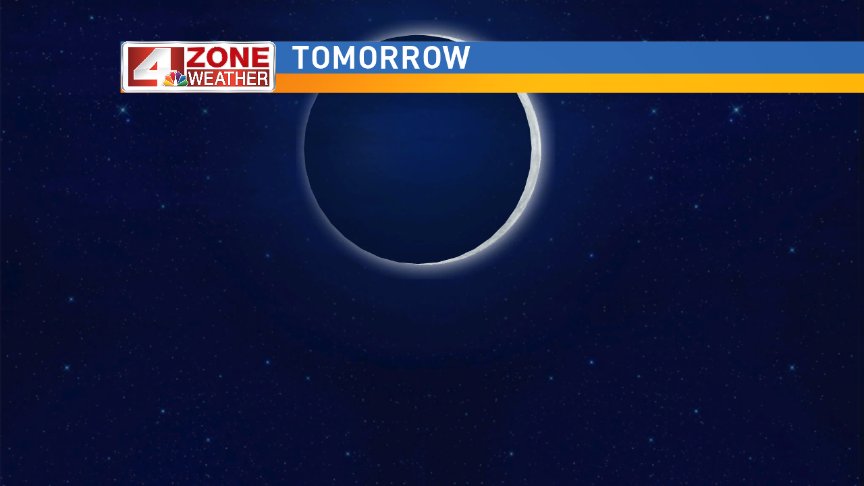 Tomorrow night with a clear sky you will be able to see the Black Moon....that is the second new month in a month