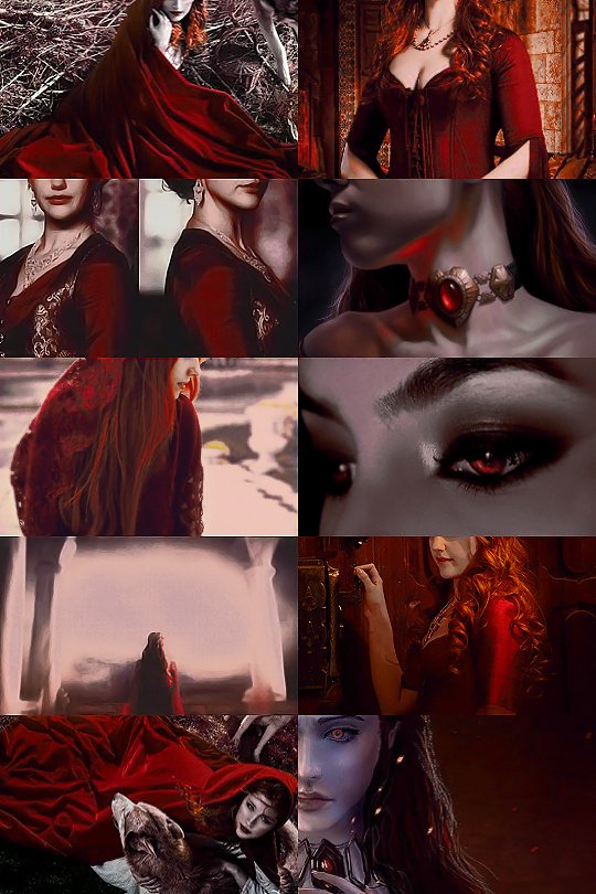 Melisandre of Asshai aesthetic