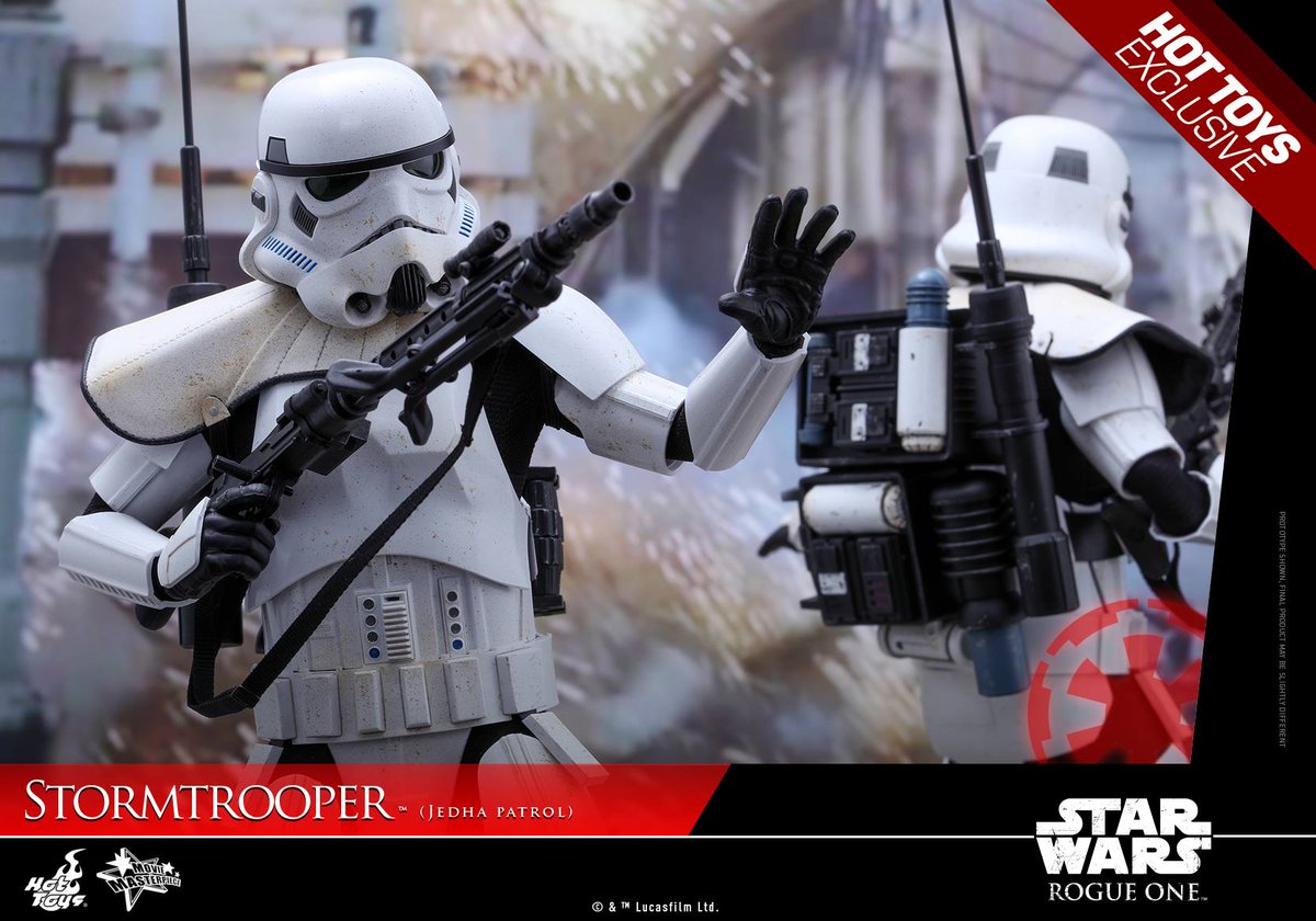 TodoSW's tweet photo. Nuevo #Stromtrooper #Jedha patrol de #HotToys para #StarWars #RogueOne https://t.co/T3vD32L5HT https://t.co/I8hem6v3S5