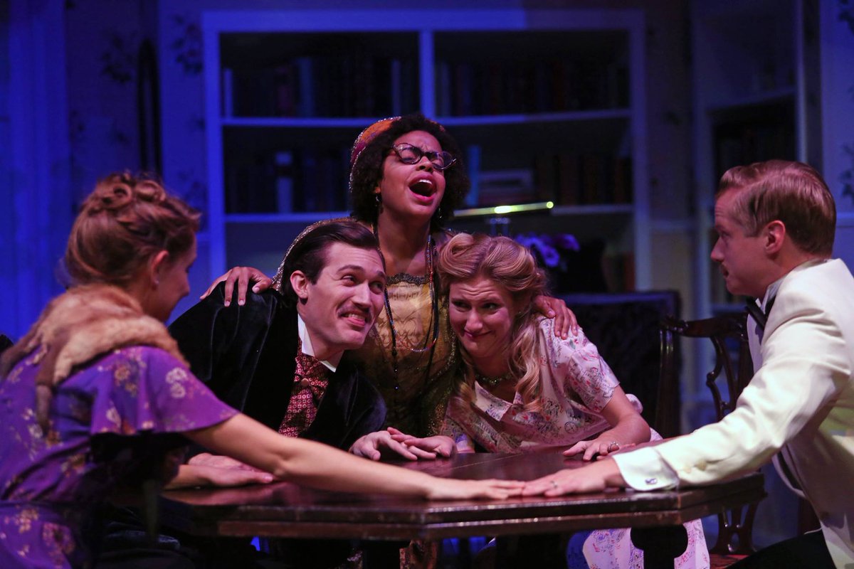 MUTheatre's tweet photo. #muspirit is hilarious. Or maybe laughable. Side-splitting? It opens tonight - only one way to find out! Visit https://t.co/Gr7Xw3rarJ now! https://t.co/pe7HI1sAm5