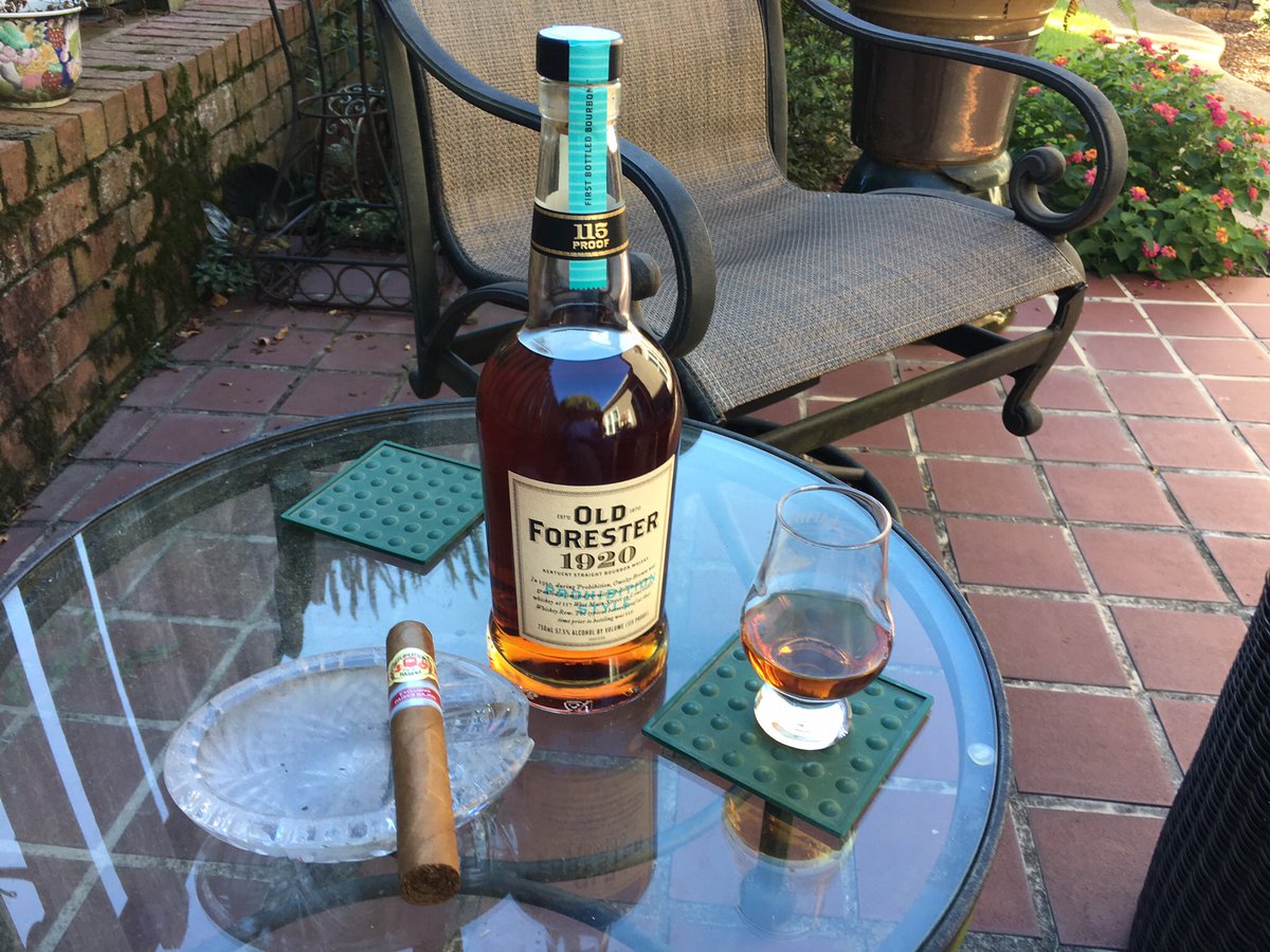 First tasting of the new offering from Old Forester.  Excellent!  Cut it with a single small ice cube.