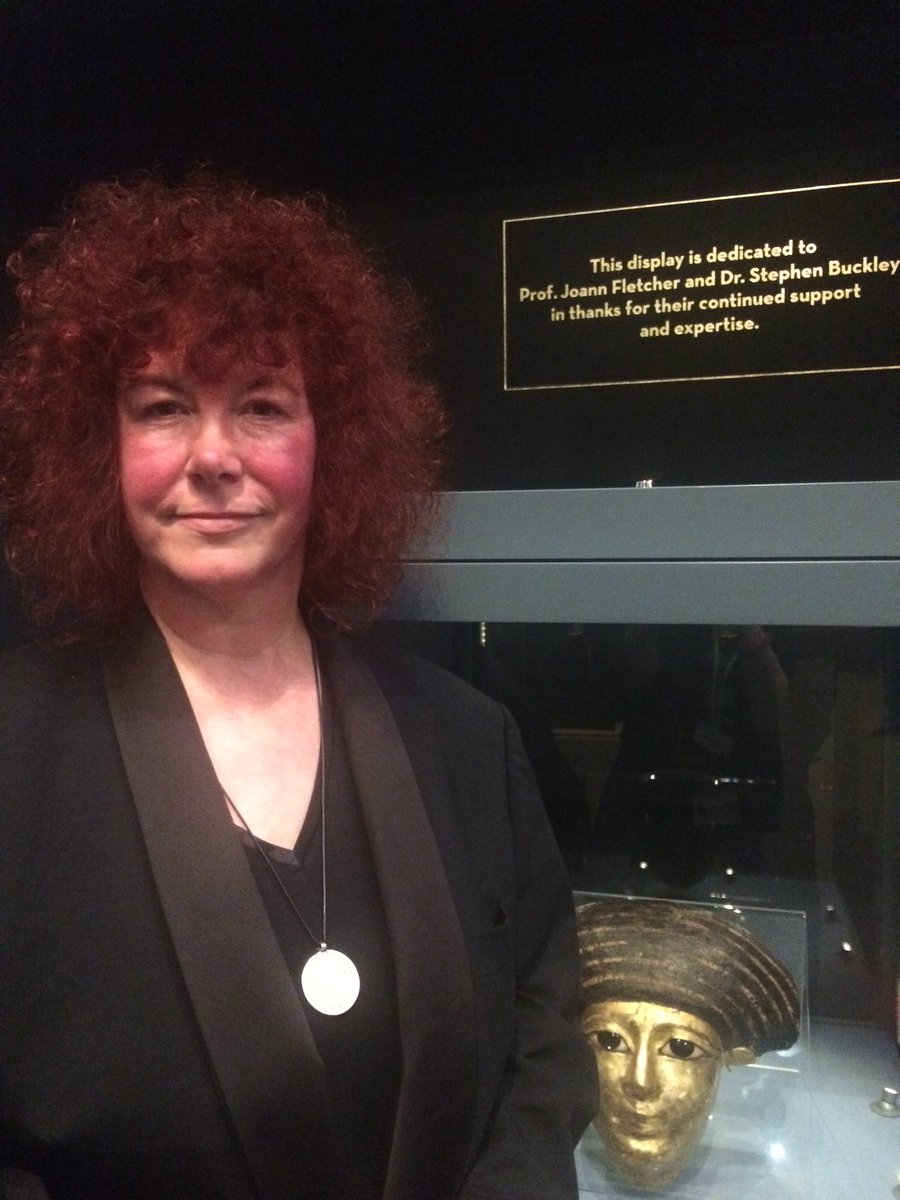 WiganCouncil's tweet photo. The amazing Prof Joann Fletcher has just had a gallery named after her at @WiganMuseum and told us the fascinating history of ancient Egypt https://t.co/RXCC7lrN33