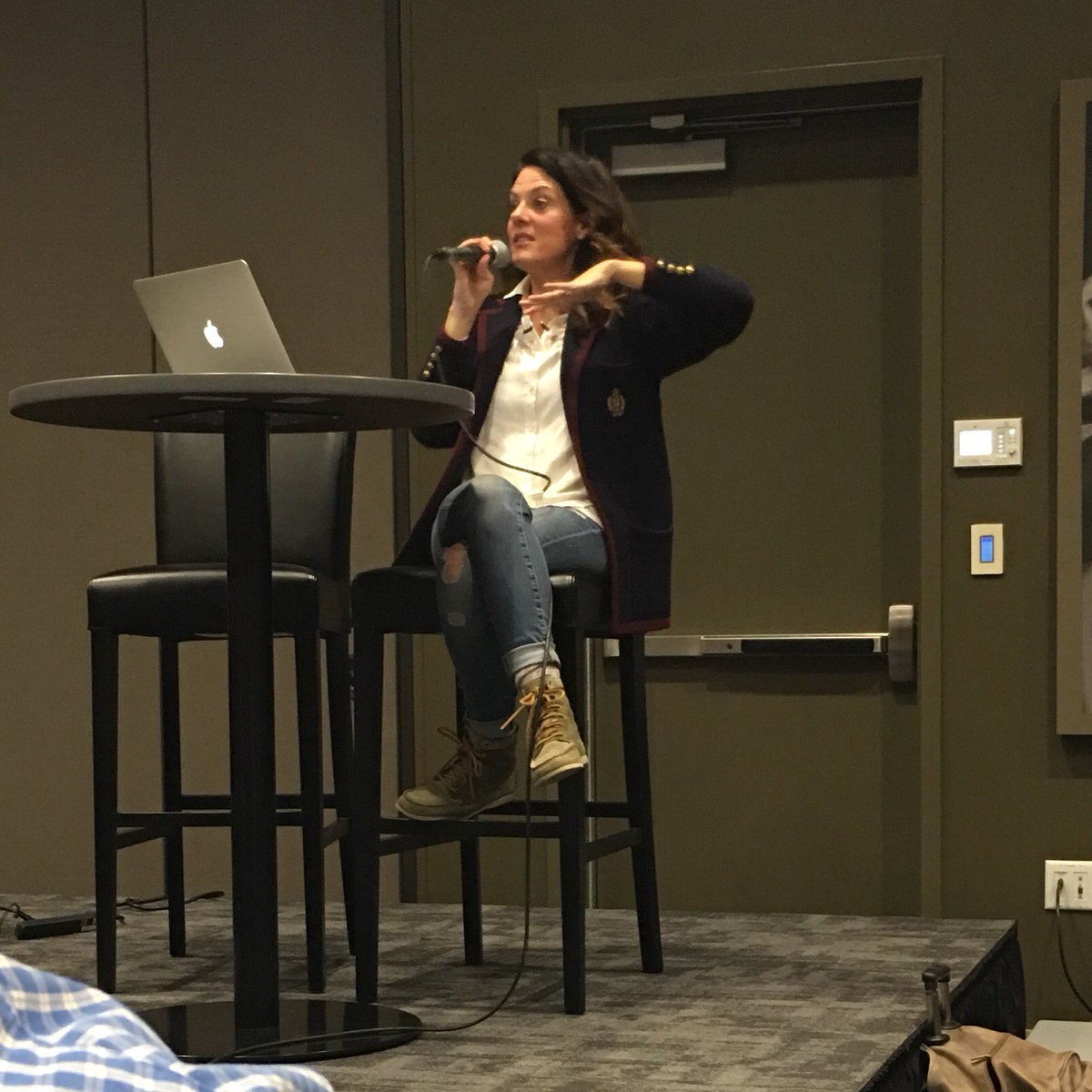 Listening to Christy Nockels at #worshipconnect <a href="/SweetwaterSound/">Sweetwater</a>! She is talking a/b how worship is more than a song! #worship #amen