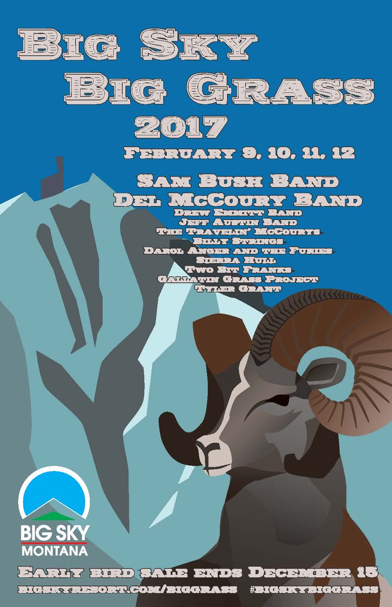 big_grass's tweet image. 2017 DATES HAVE BEEN ANNOUNCED! 2/9- 2/12! It's going to be a boot stomping good time! #bigskybiggrass #bigskyresort bigskyresort.com/things-to-do/e…