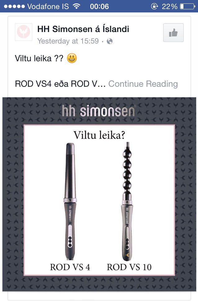 Það fyrsta sem ég sá voru ekki sléttu- og krullujárn.....