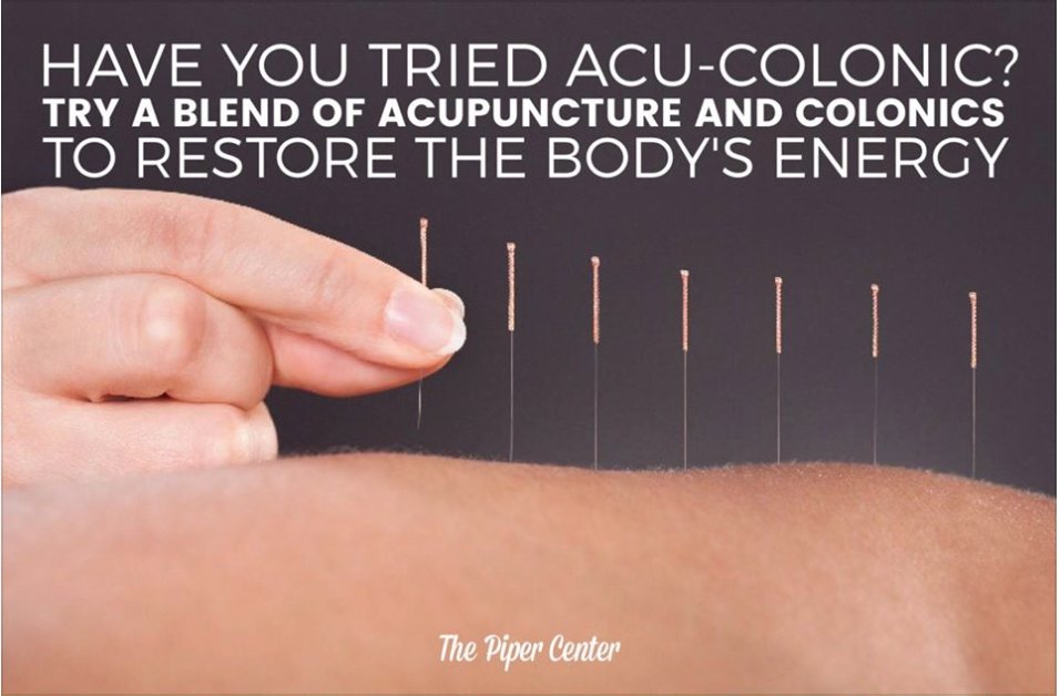 ThePiperCenter's tweet photo. Clients say they have much more energy after a Acu-Colonic session. The acupuncture is used to help release where your body needs assistance https://t.co/19VOgveC4O